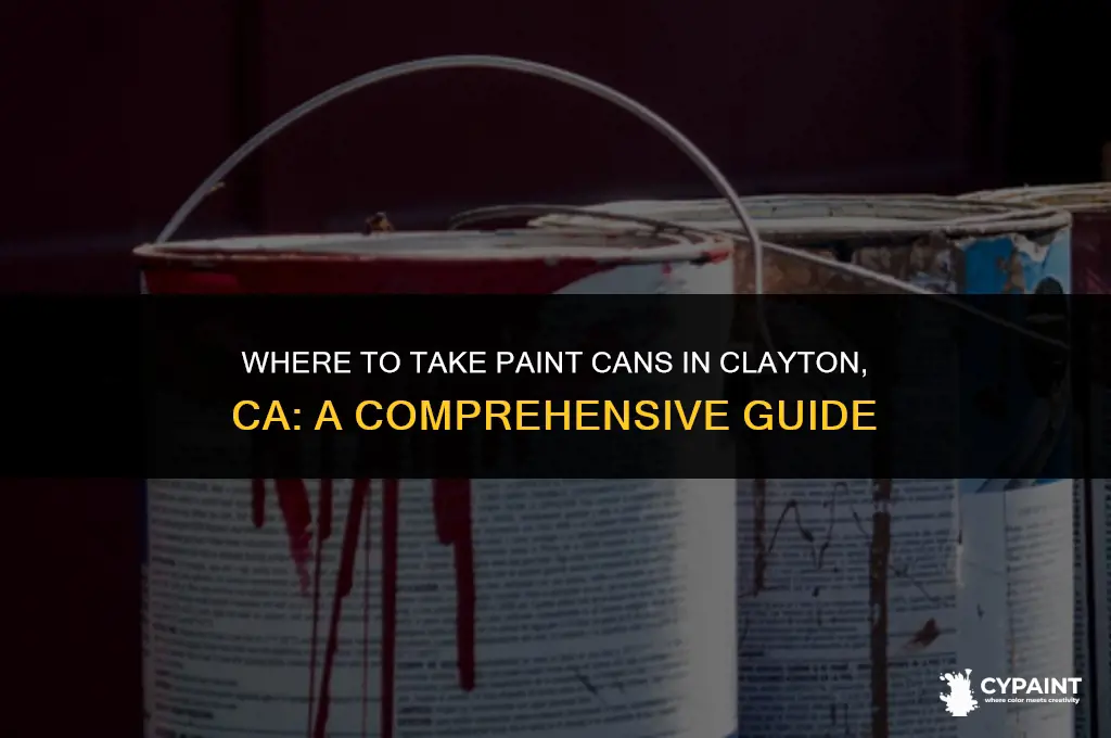where to take paint cans in clayron ca