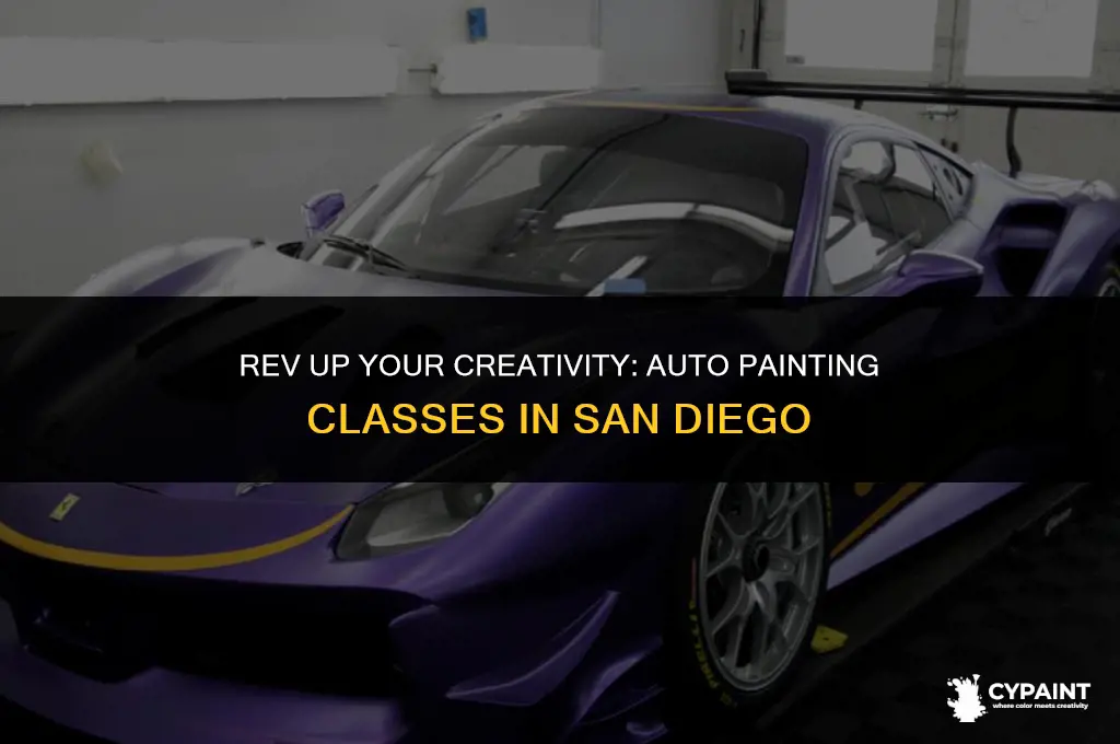 where to take painting classes for auto in san diego