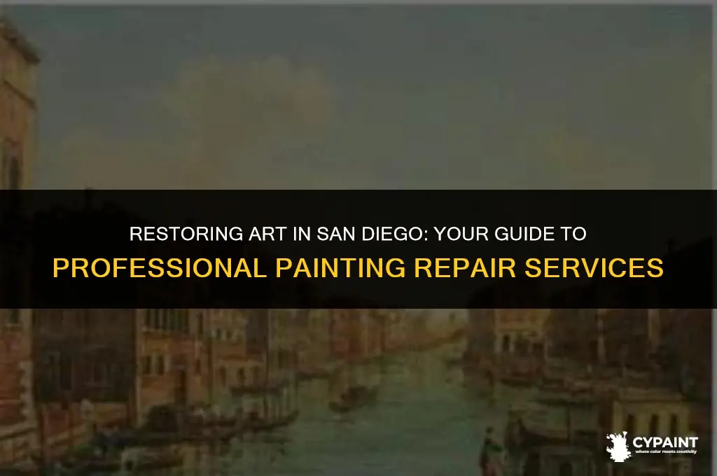 where to take paintings to be repaired in san diego