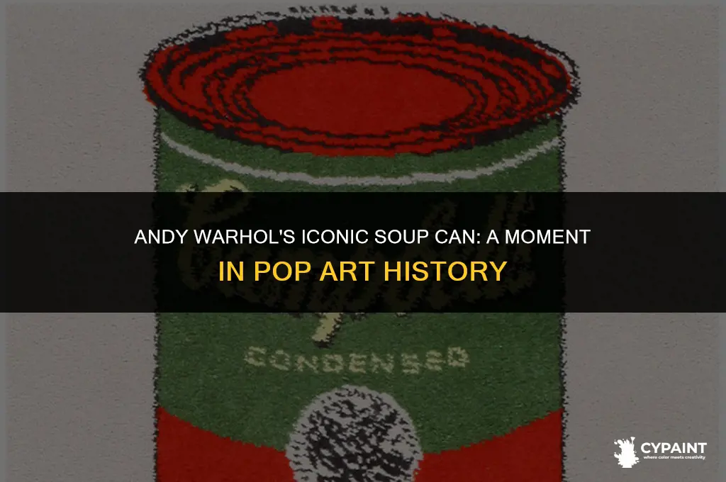 where was andy warhol when he painted the soup can