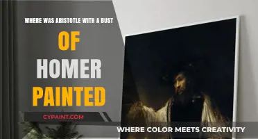 Where Was Aristotle with a Bust of Homer Painted?