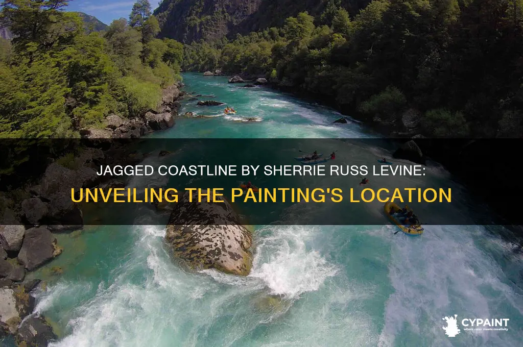 where was jagged coastline by sherrie russ levine painted