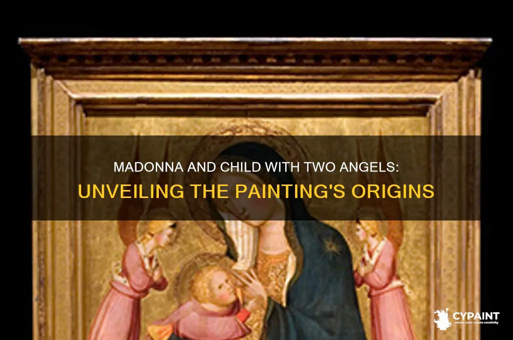 where was madonna and child with two angels painted