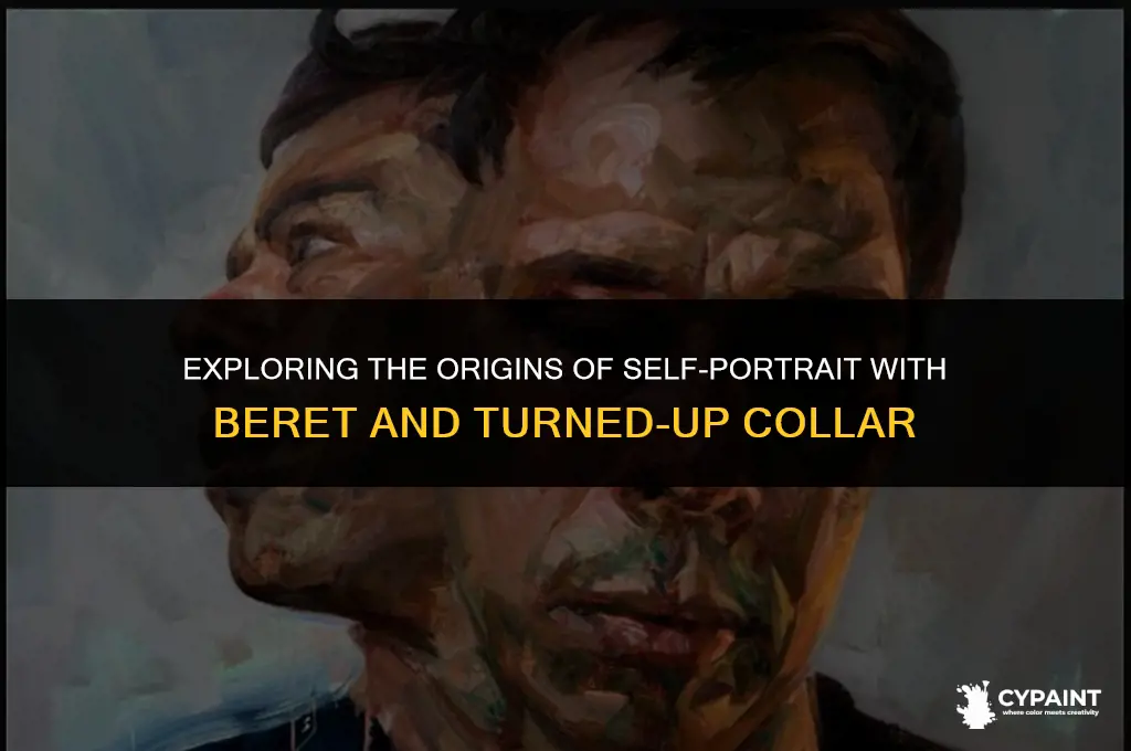 where was self-portrait with beret and turned-up collar painted
