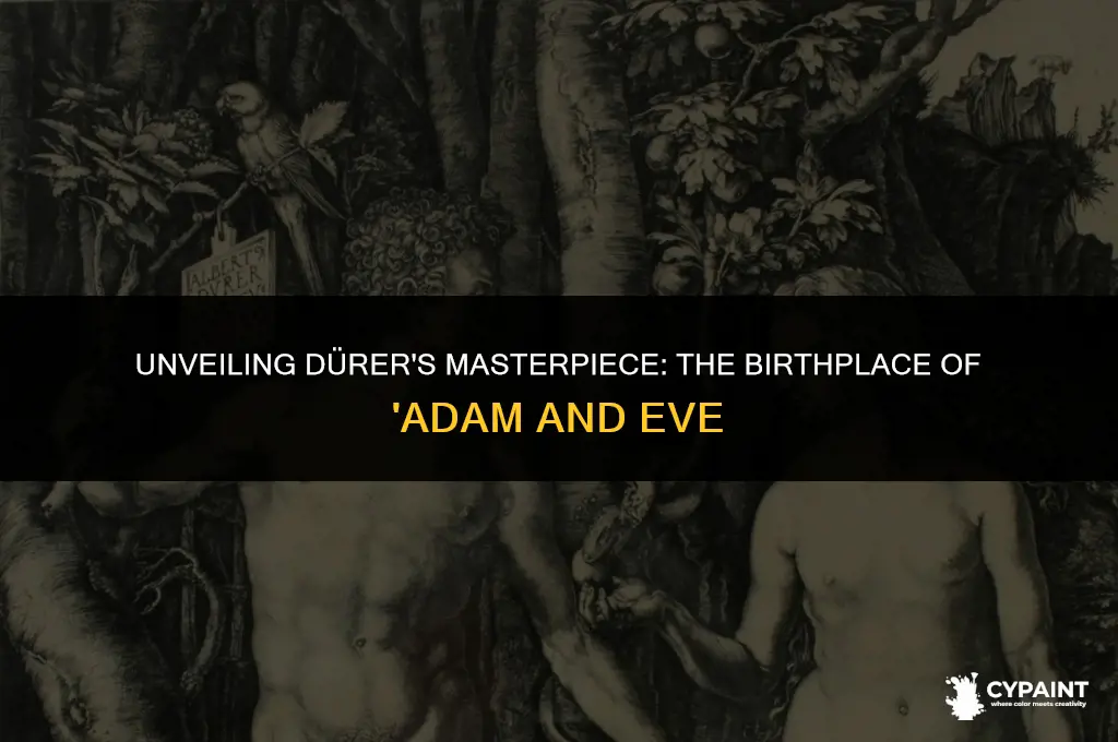 where was the adam and eve by durer painting made