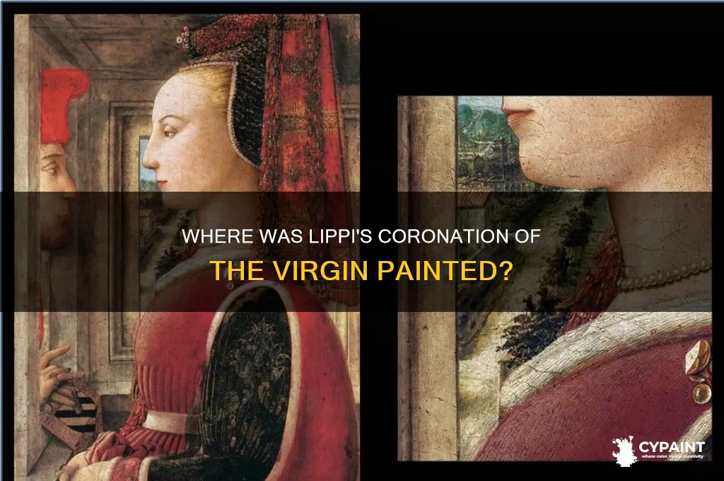 where was the coronation of the virgin painted lippi