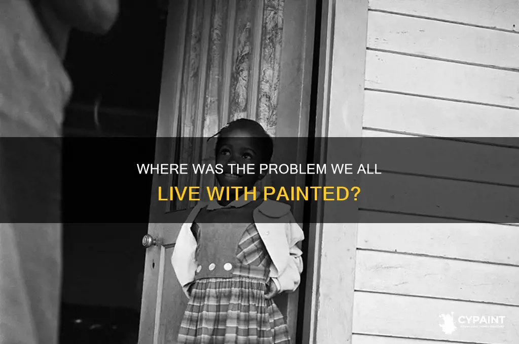 where was the problem we all live with painted