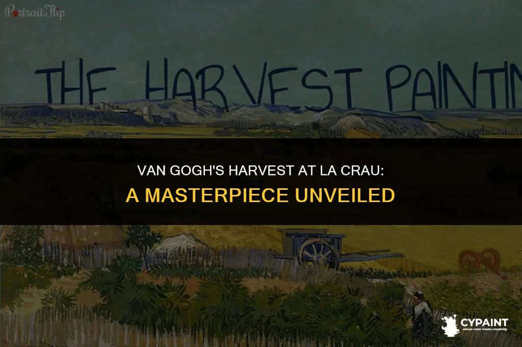 where was vincent van gogh harvest at la crau painted