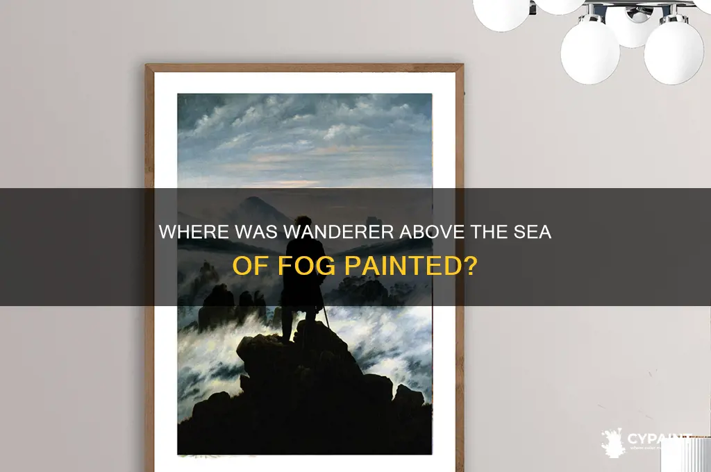 where was wanderer above the sea of fog painted