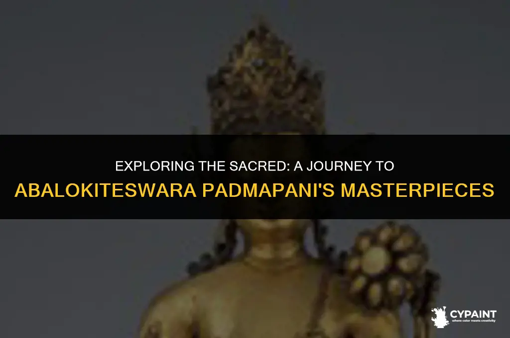 where we can see the painting abalokiteswar padmapani