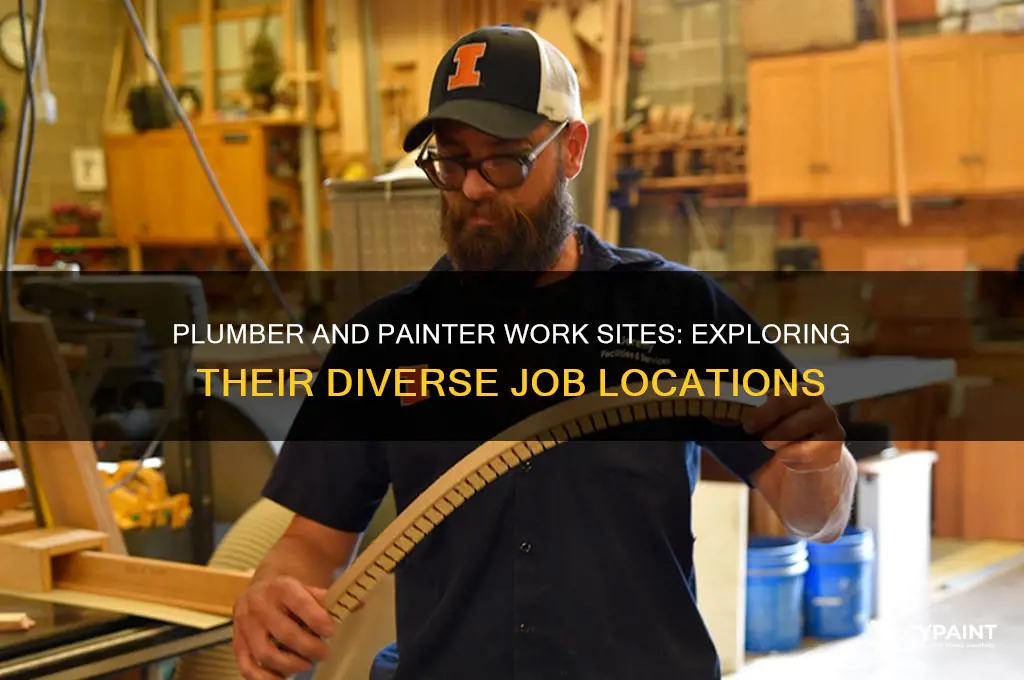 where would a plumber and a building painter work