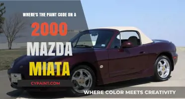 Decoding the Paint Code Mystery on Your 2000 Mazda Miata