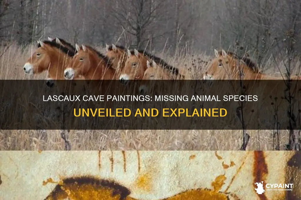which animal species were not in the lascuax painting