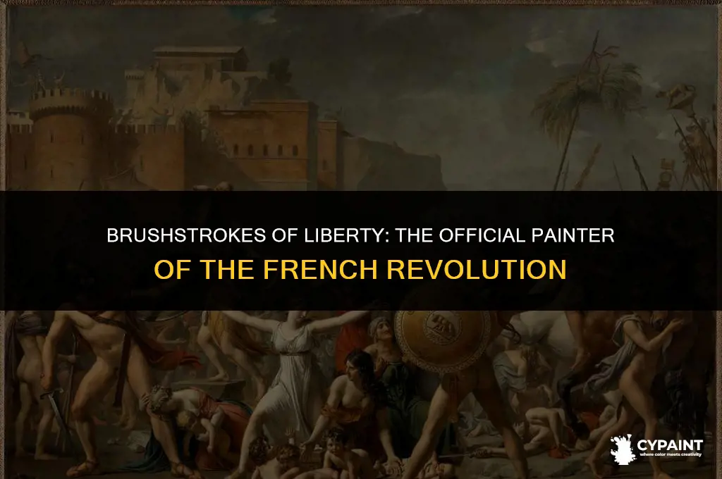 which artist became the official painter of the french revolution