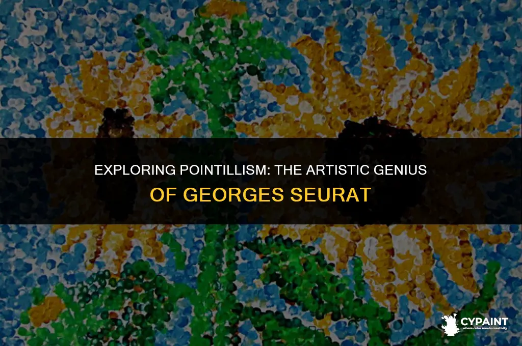 which artist developed a technique called pointillism in his paintings