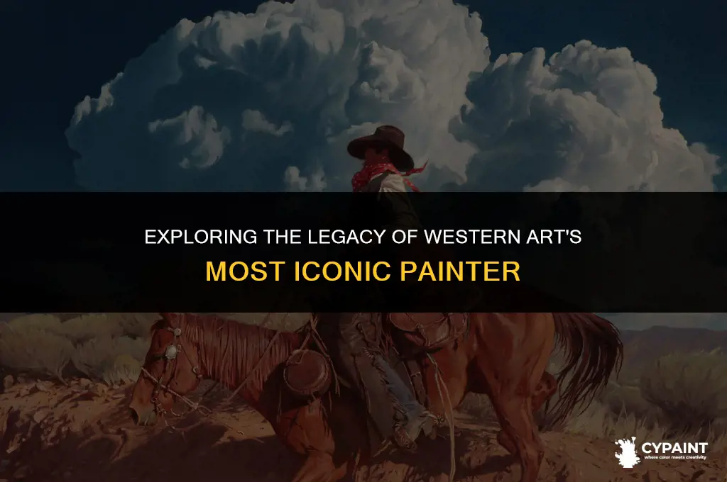 which artist is famous for his paintings of the west