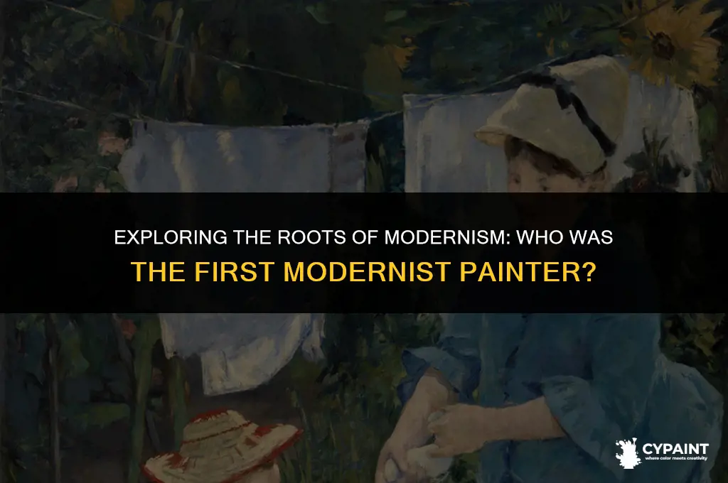 which artist is sometimes described as the first modernist painter