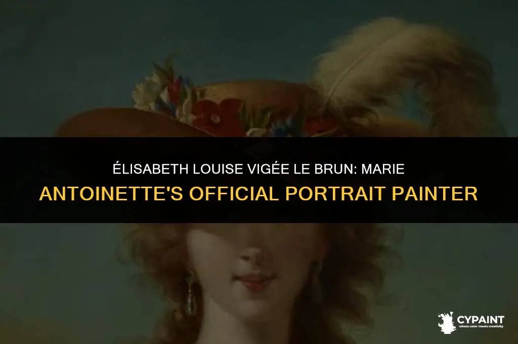 which artist of the official portrait painter of marie antoinette