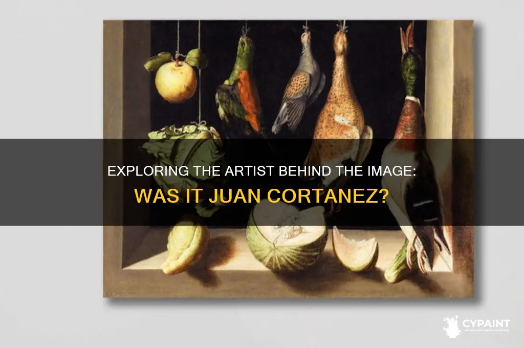 which artist painted the image above a juan cortanez
