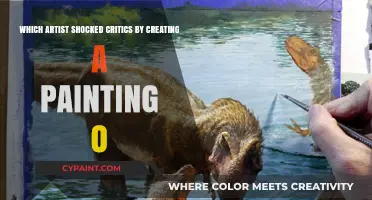 Artist's Bold Move: Shocking Critics with Unconventional Painting Creation