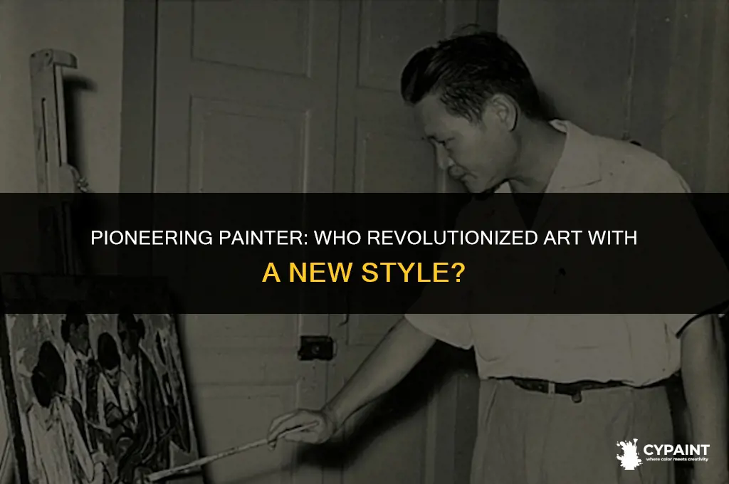 which artist was the first to paint in a style