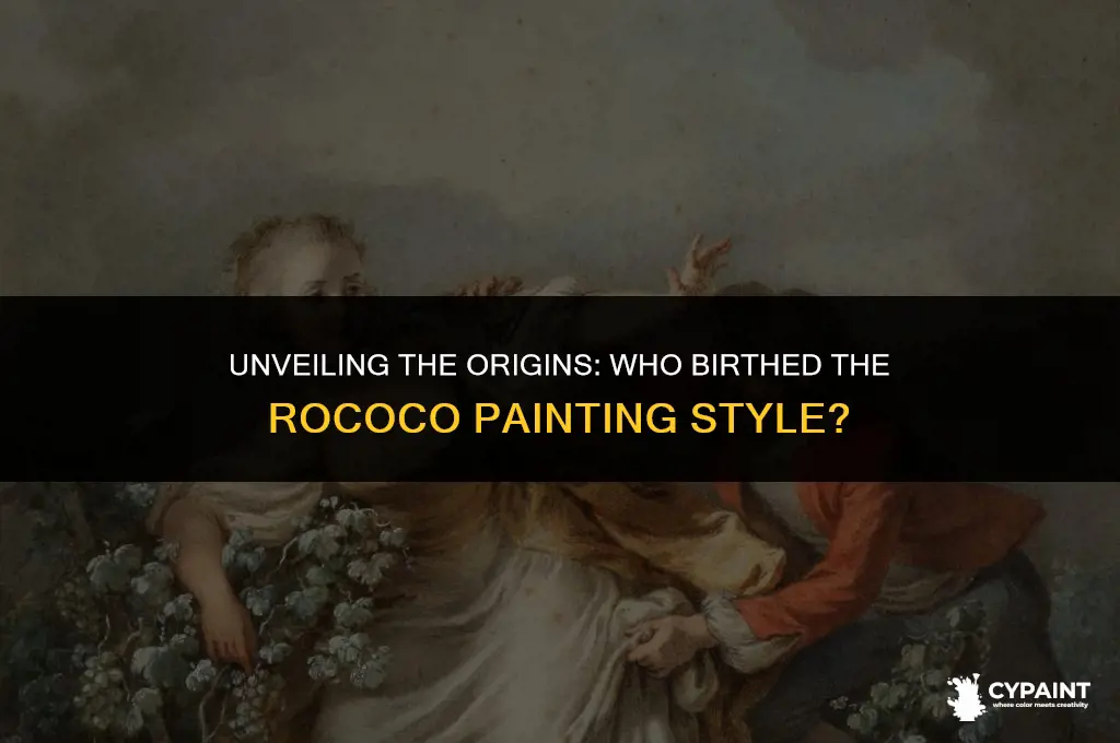 which artist was the originator of the rococo painting style