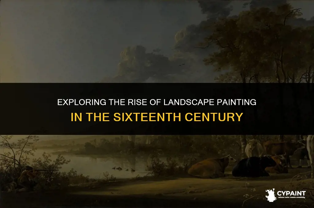 which category of painting became popular in the sixteenth century