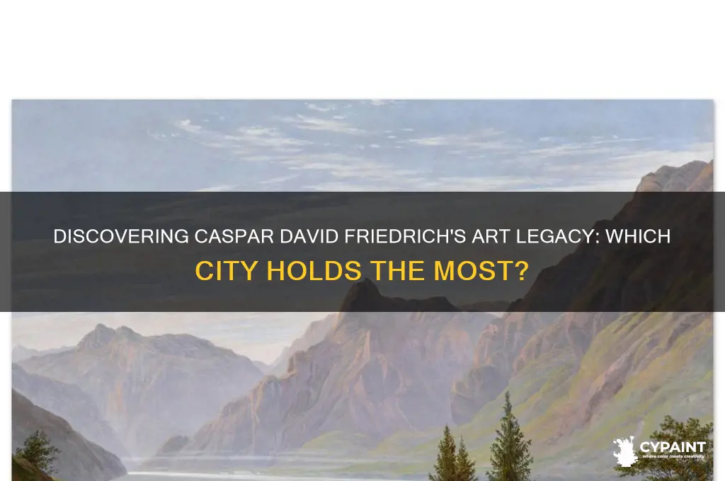 which city has most of caspar david friedrich paintings