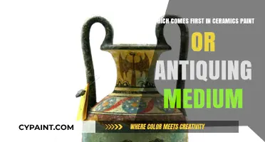 Ceramics Creation: Paint or Antiquing Medium – Which Step Comes First?