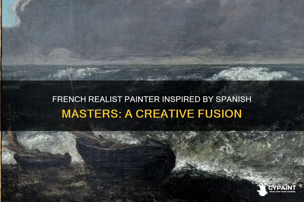 which french realist painter was inspired by spanish painters