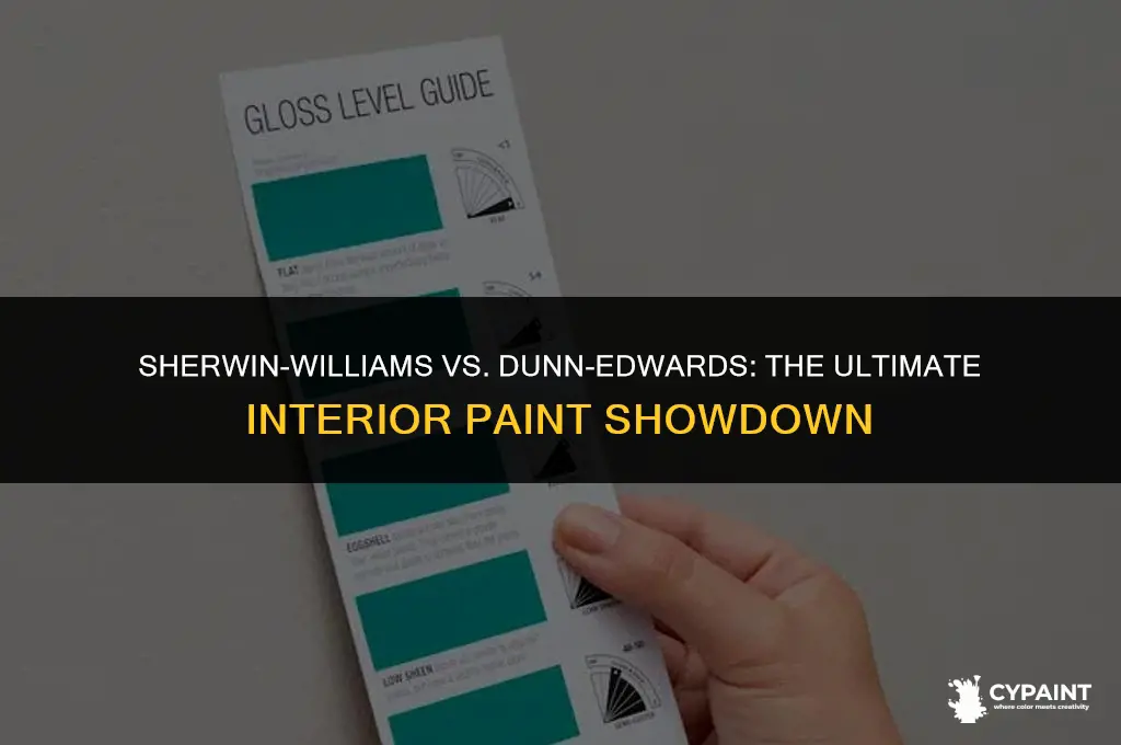 which interior paint is better sherwin williams or dunn edwards