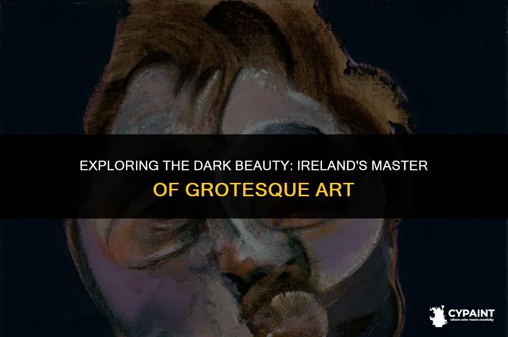 which irish-born artist created grotesque paintings of terrible beautfy