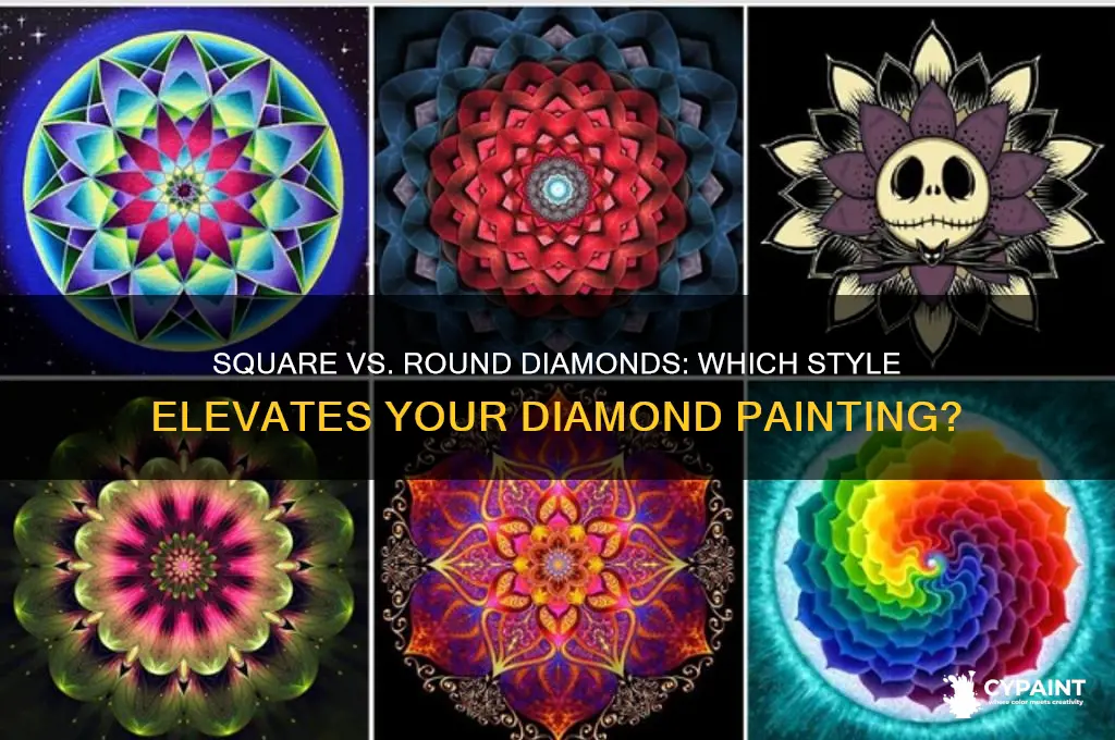 which is better for diamond painting square or round