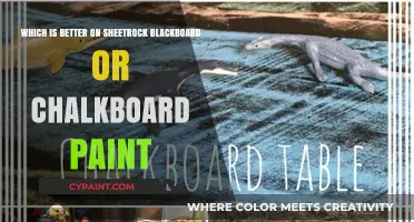 Sheetrock Showdown: Blackboard vs. Chalkboard Paint – Which Wins?