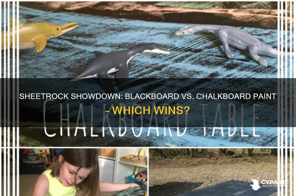 which is better on sheetrock blackboard or chalkboard paint