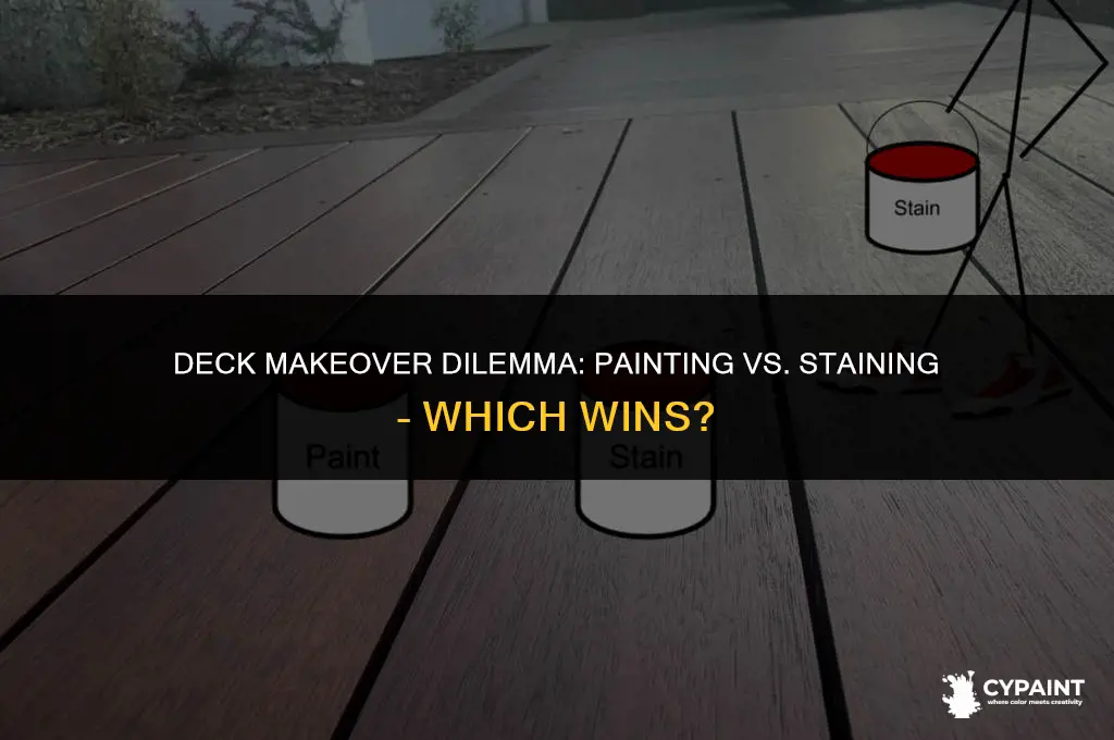 which is better paint a deck or stain a deck