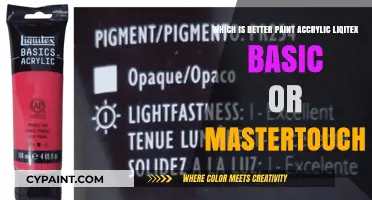 Liquitex Basic vs. Mastertouch: Which Acrylic Paint Reigns Supreme?