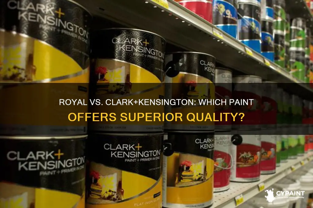 which is better quality paint royal or clark kensington