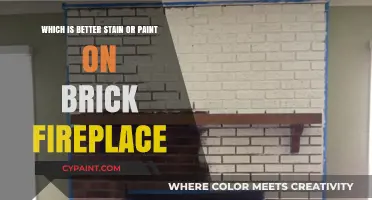 Stain vs. Paint: Transforming Your Brick Fireplace – Which Wins?