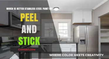 Stainless Steel Paint vs. Peel and Stick: A Comprehensive Comparison