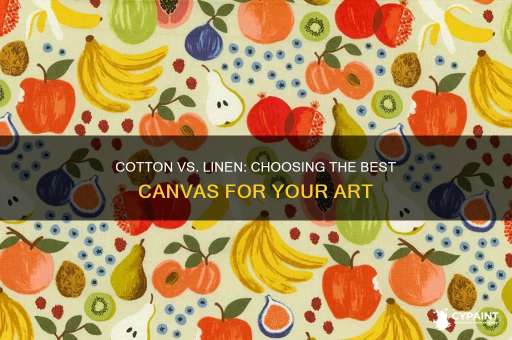 which is better to paint on cotton or linen