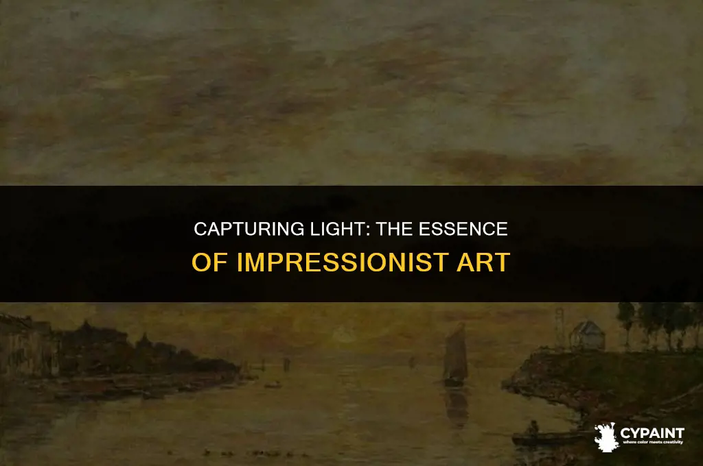 which is the main visual element in an impressionist painting