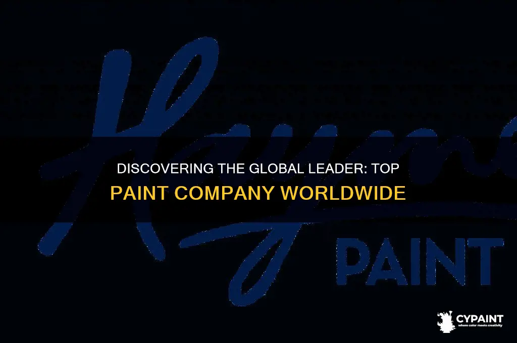 which is the no 1 paint company in world
