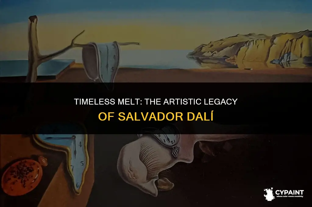 which legendary surrealist artist is famous for painting melting clocks