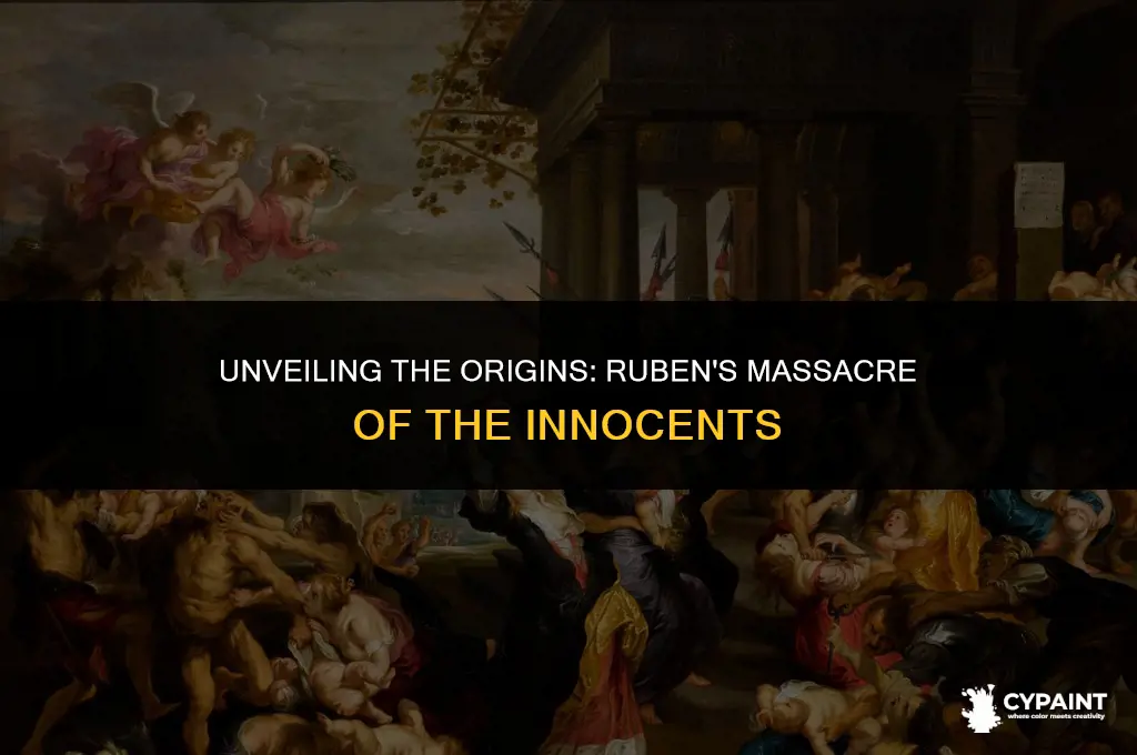 which massacre of the innocents by ruben was painted first