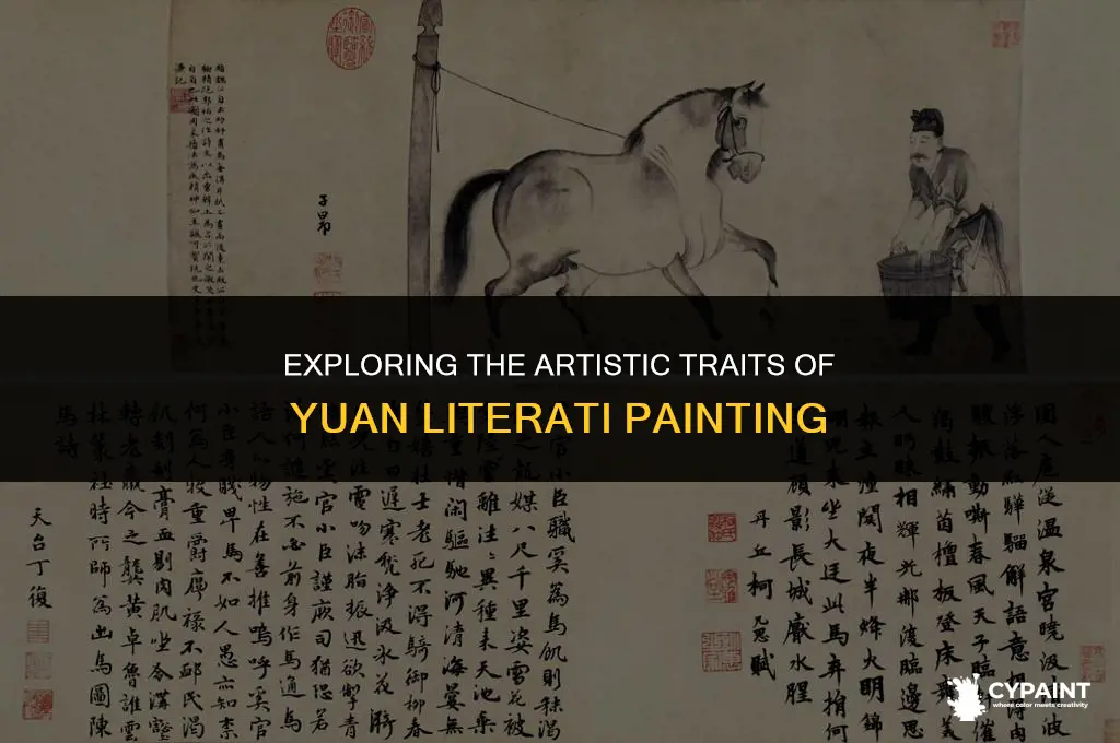 which of the following are characteristics of yuan literati painting
