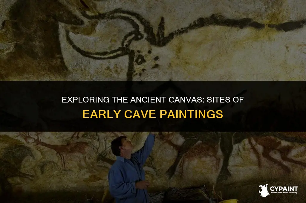 which of the following are sites of early cave paintings