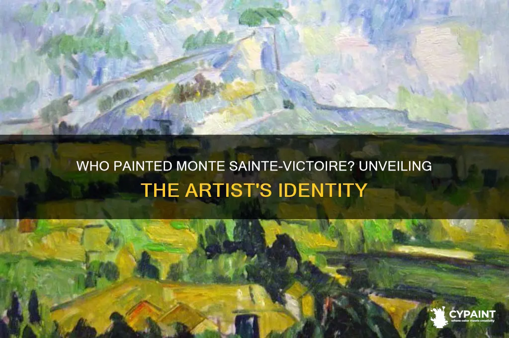 which of the following artists painted monte sainte-victoire