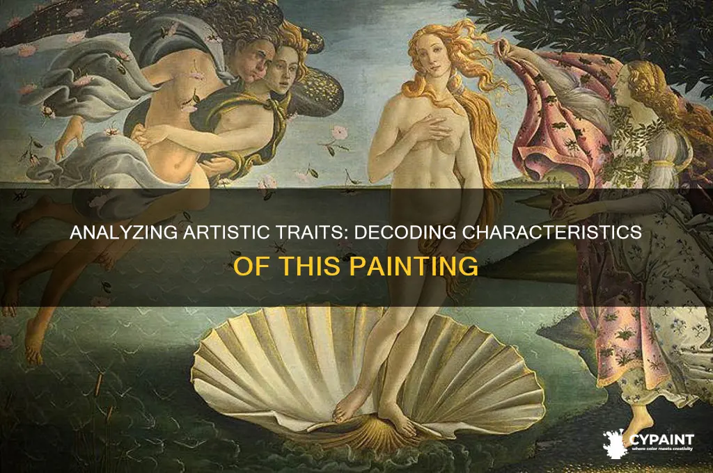which of the following characteristics apply to this painting