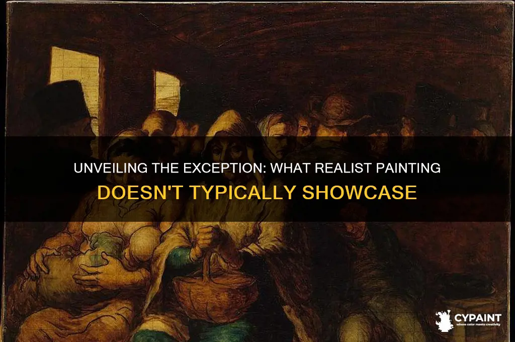 which of the following does not characterize realist painting